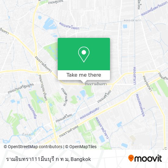 รามอินทรา111มีนบุรี ก ท ม map