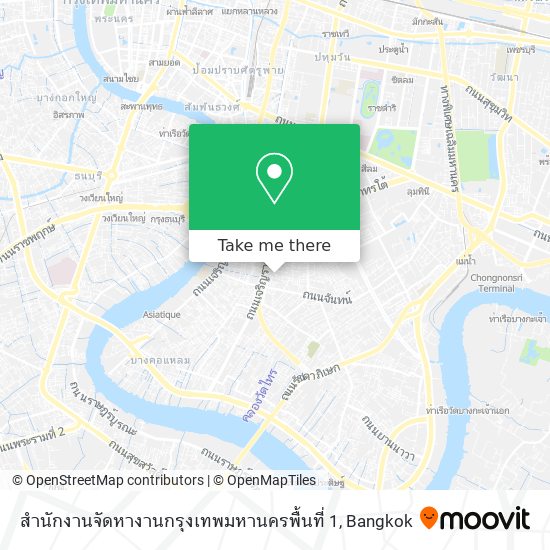 สำนักงานจัดหางานกรุงเทพมหานครพื้นที่ 1 map