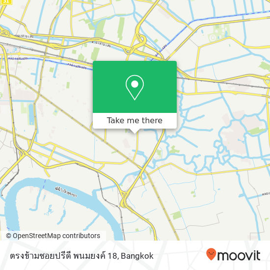 ตรงข้ามซอยปรีดี พนมยงค์ 18 map