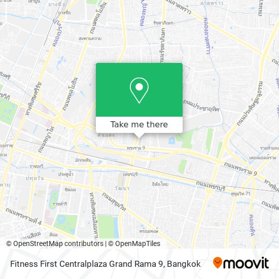 Fitness First Centralplaza Grand Rama 9 map