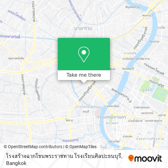 โรงสร้างฉากโขนพระราชทาน โรงเรียนศิลปะธนบุรี map