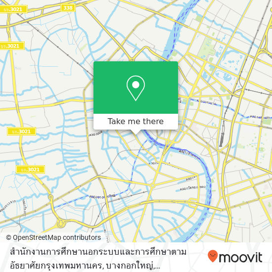 สำนักงานการศึกษานอกระบบและการศึกษาตามอัธยาศัยกรุงเทพมหานคร, บางกอกใหญ่, กรุงเทพมหานคร 10600 map