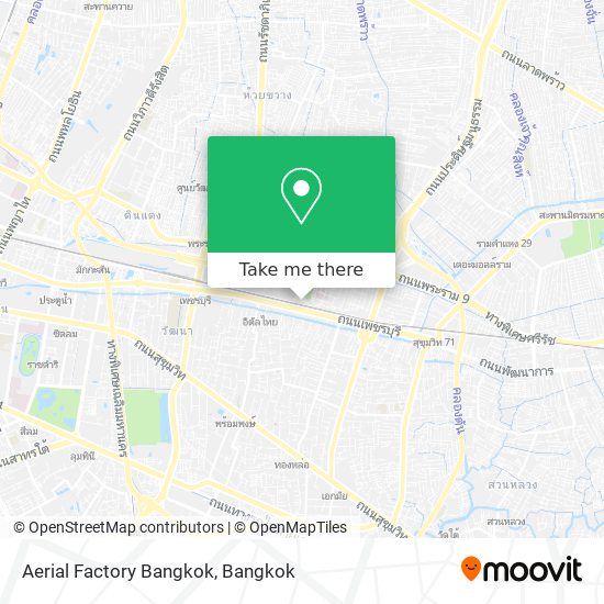 Aerial Factory Bangkok map