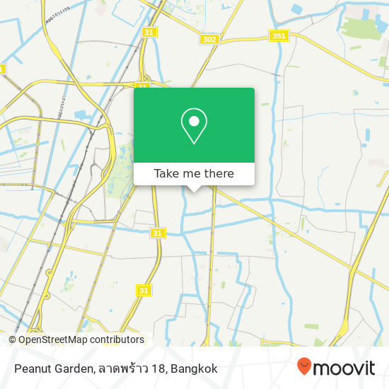 Peanut Garden, ลาดพร้าว 18 map