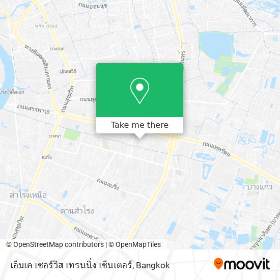 เอ็มเค เซอร์วิส เทรนนิ่ง เซ็นเตอร์ map