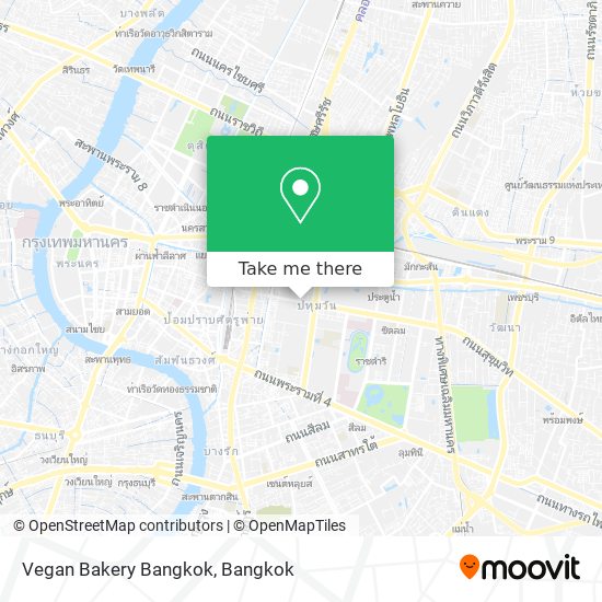 Vegan Bakery Bangkok map
