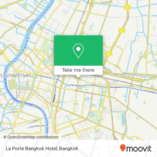 La Porte Bangkok Hotel map