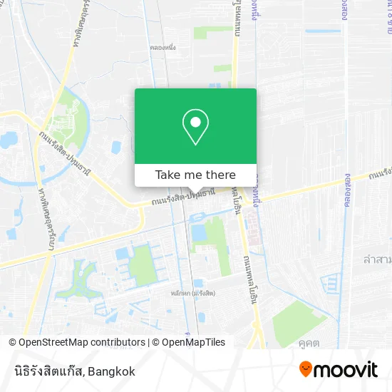 นิธิรังสิตแก๊ส map