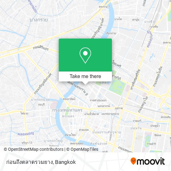 ก่อนถึงตลาดรวมยาง map