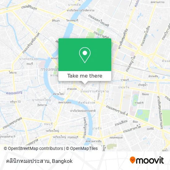 คลินิกหมอประสาน map