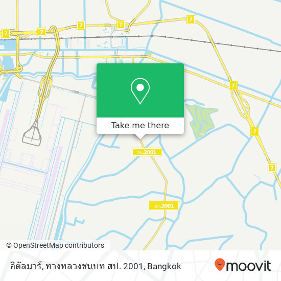 อิตัลมาร์, ทางหลวงชนบท สป. 2001 map