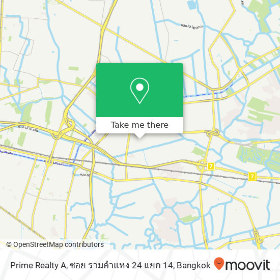 Prime Realty A, ซอย รามคำแหง 24 แยก 14 map