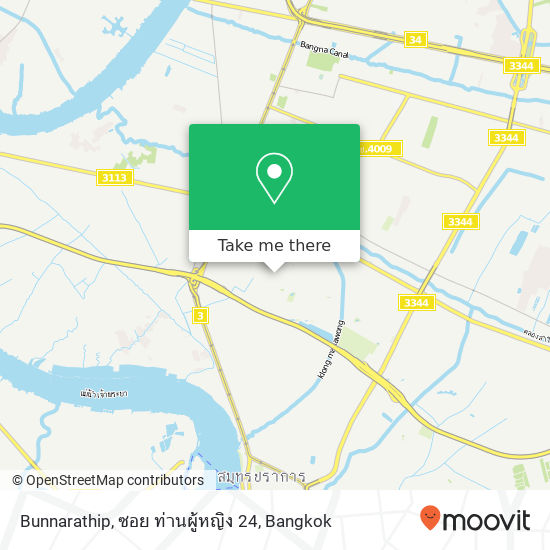 Bunnarathip, ซอย ท่านผู้หญิง 24 map