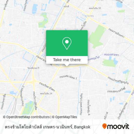 ตรงข้ามโตโยต้าบัสส์ เกษตร-นวมินทร์ map