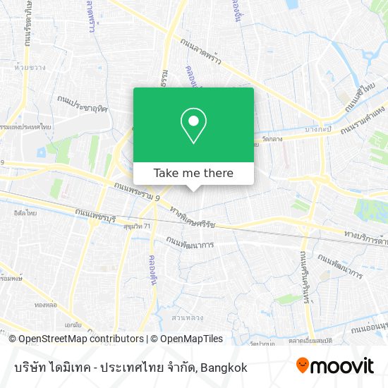 บริษัท ไดมิเทค - ประเทศไทย จำกัด map