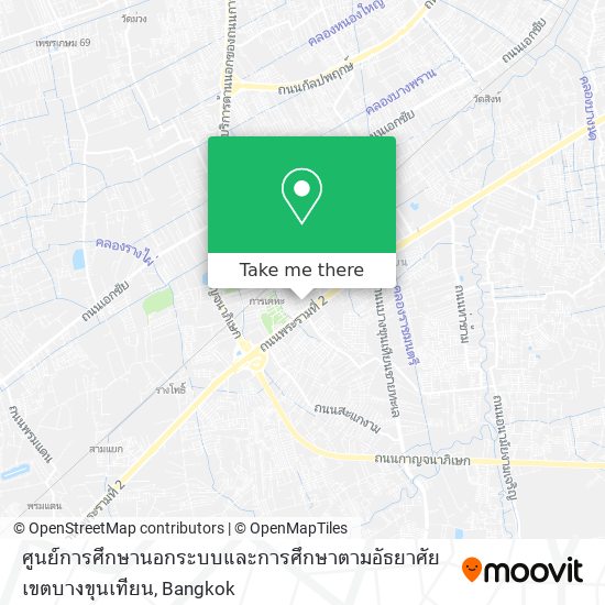 ศูนย์การศึกษานอกระบบและการศึกษาตามอัธยาศัยเขตบางขุนเทียน map