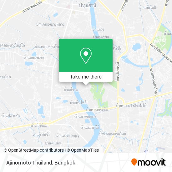Ajinomoto Thailand map