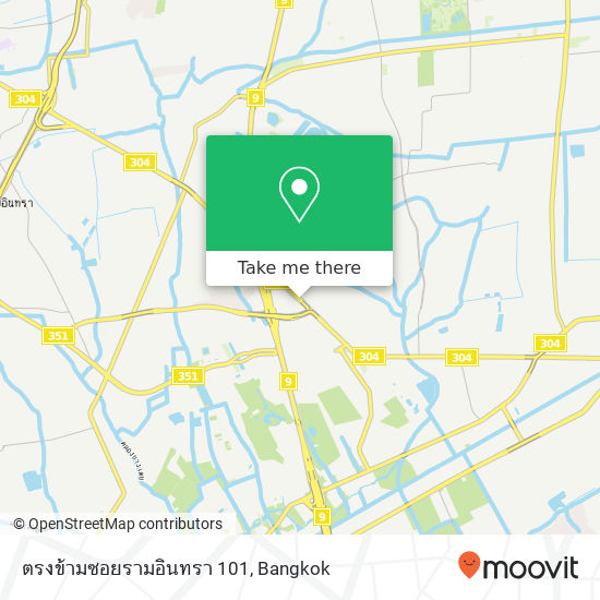 ตรงข้ามซอยรามอินทรา 101 map