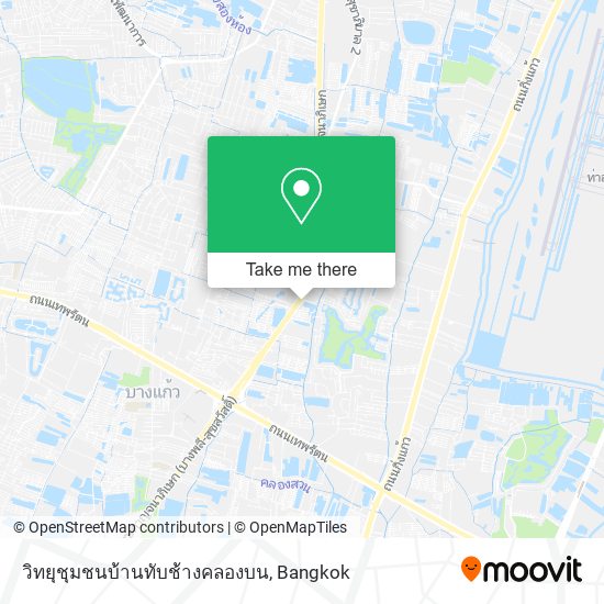 วิทยุชุมชนบ้านทับช้างคลองบน map