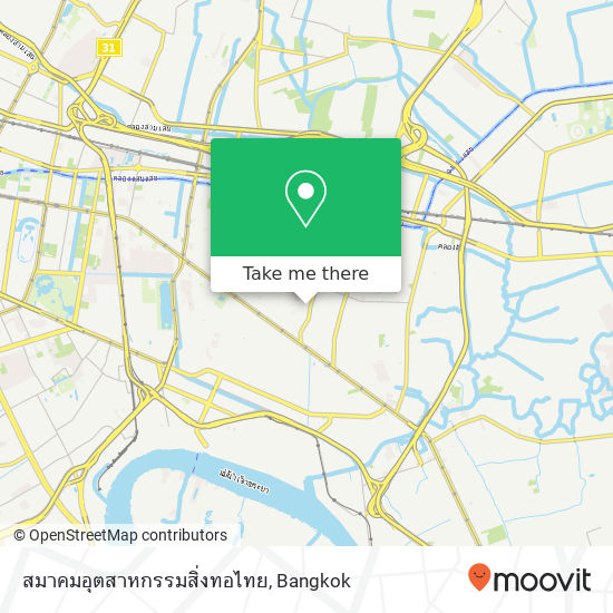 สมาคมอุตสาหกรรมสิ่งทอไทย map