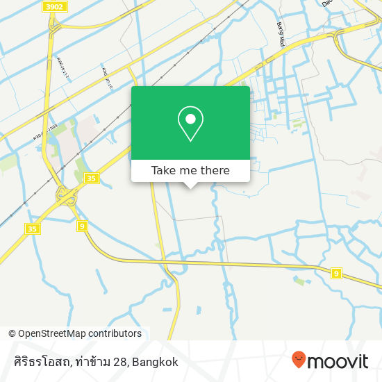 ศิริธรโอสถ, ท่าข้าม 28 map