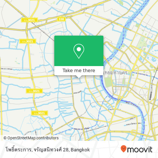 โพธิ์ตระการ, จรัญสนิทวงศ์ 28 map