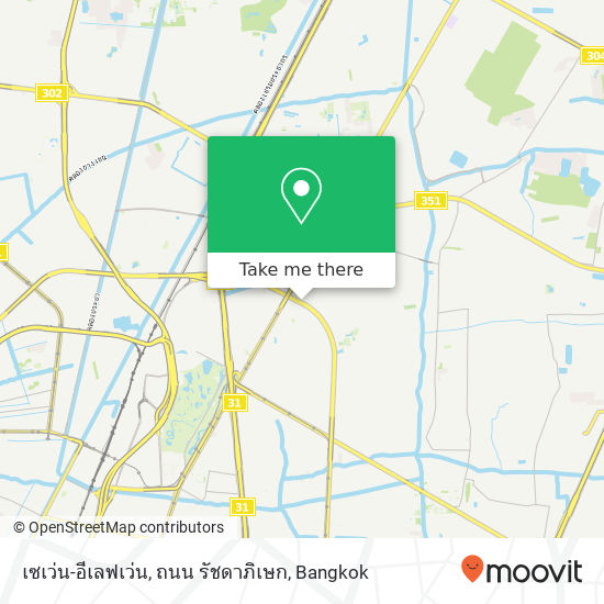 เซเว่น-อีเลฟเว่น, ถนน รัชดาภิเษก map