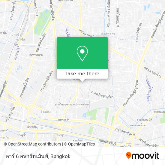 อาร์ 6 อพาร์ทเม้นท์ map