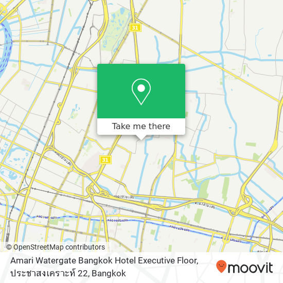 Amari Watergate Bangkok Hotel Executive Floor, ประชาสงเคราะห์ 22 map