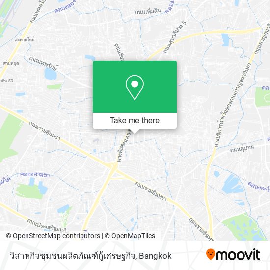 วิสาหกิจชุมชนผลิตภัณฑ์กู้เศรษฐกิจ map