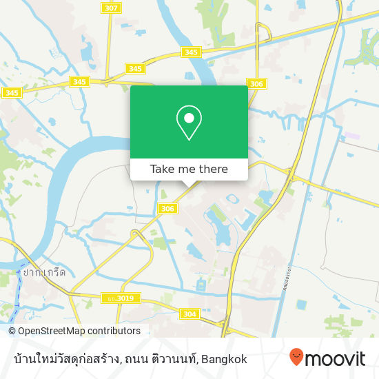 บ้านใหม่วัสดุก่อสร้าง, ถนน ติวานนท์ map