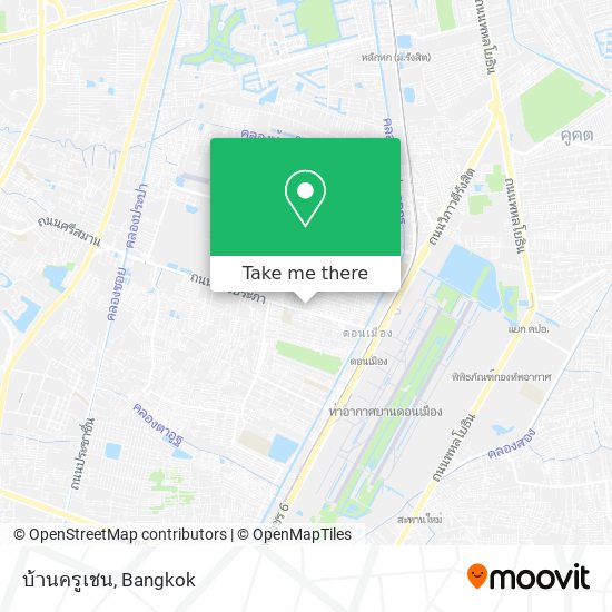 บ้านครูเชน map