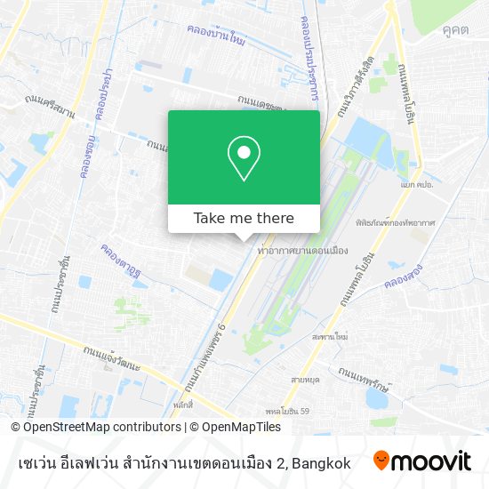 เซเว่น อีเลฟเว่น สำนักงานเขตดอนเมือง 2 map