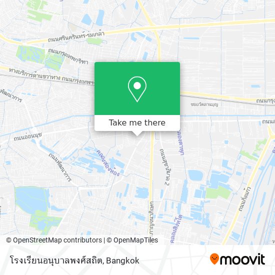 โรงเรียนอนุบาลพงศ์สถิต map