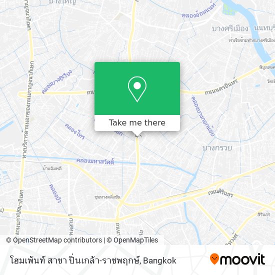 โฮมเพ้นท์ สาขา ปิ่นเกล้า-ราชพฤกษ์ map