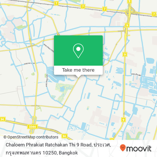 Chaloem Phrakiat Ratchakan Thi 9 Road, ประเวศ, กรุงเทพมหานคร 10250 map