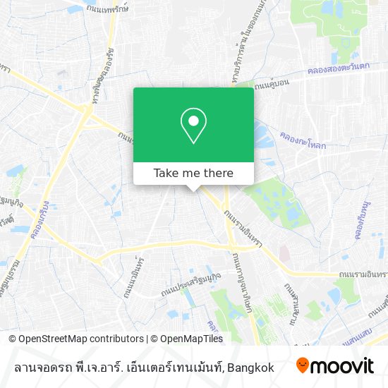 ลานจอดรถ พี.เจ.อาร์. เอ็นเตอร์เทนเม้นท์ map