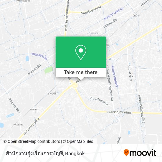 สำนักงานรุ่งเรืองการบัญชี map