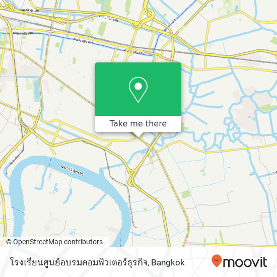 โรงเรียนศูนย์อบรมคอมพิวเตอร์ธุรกิจ map