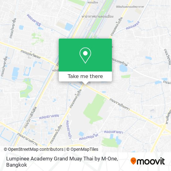 Lumpinee Academy Grand Muay Thai by M-One map