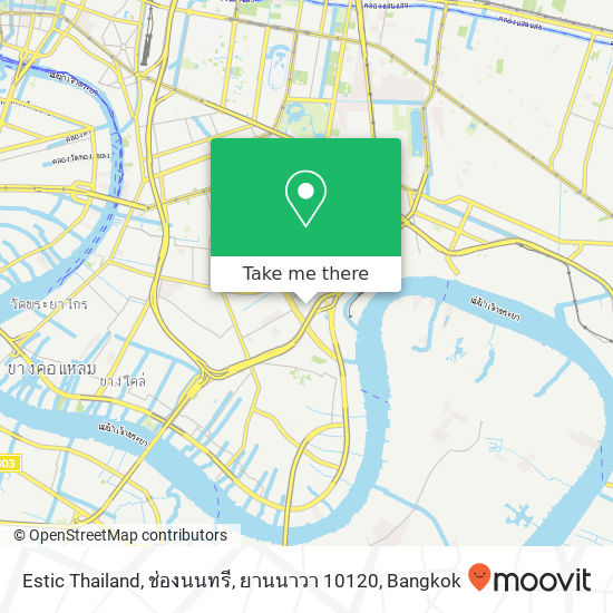 Estic Thailand, ช่องนนทรี, ยานนาวา 10120 map