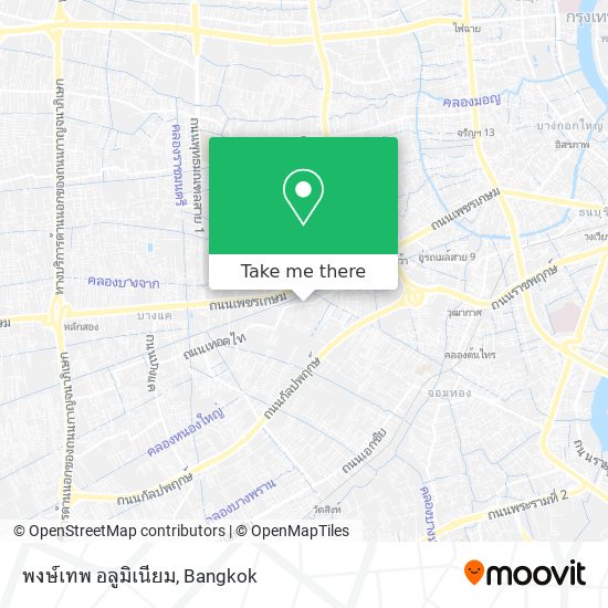 พงษ์เทพ อลูมิเนียม map