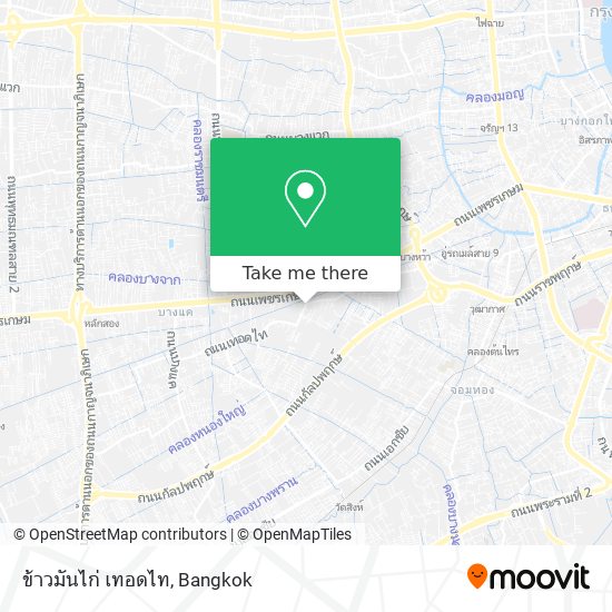 ข้าวมันไก่ เทอดไท map