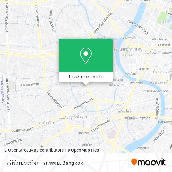 คลินิกประกิจการแพทย์ map