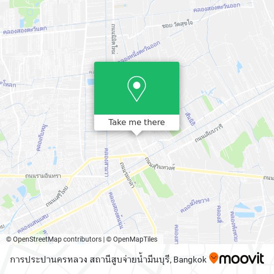 การประปานครหลวง สถานีสูบจ่ายน้ำมีนบุรี map