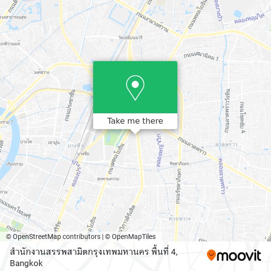 สํานักงานสรรพสามิตกรุงเทพมหานคร พื้นที่ 4 map