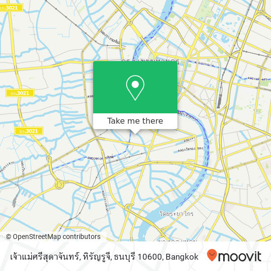 เจ้าแม่ศรีสุดาจันทร์, หิรัญรูจี, ธนบุรี 10600 map