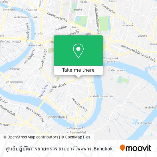 ศูนย์ปฎิบัติการสายตรวจ สน.บางโพงพาง map