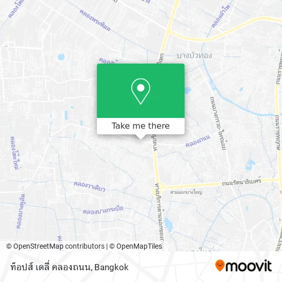ท็อปส์ เดลี่ คลองถนน map