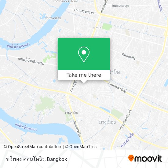 ทวีทอง คอนโดวิว map